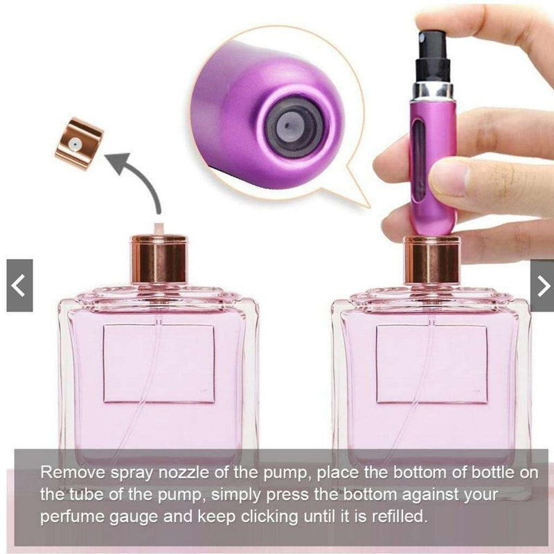 KIT 3/5/12pcs Portable Refillable Perfume Spray 5Ml