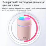 DAFUSHOP Aparelho Purificador Umidificador de Ar Difusor 300ml Aroma Terapia